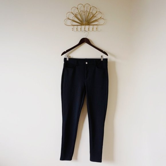Michael Kors Black Straight Leg Knit Pants - Picture 3 of 8